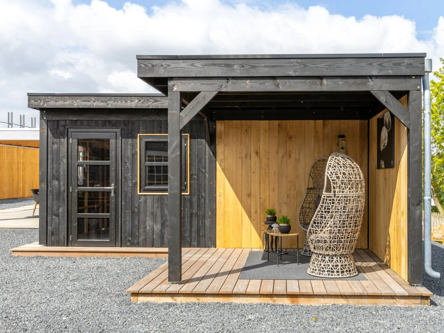 Douglas overkapping, L-model, 600 x 600, Westwood Comfort - Afbeelding 2